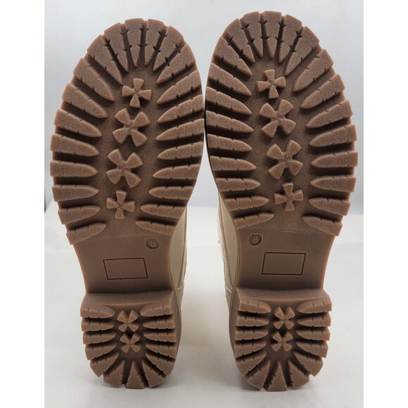 Boutique By Corkys Boots Creep it Real Cream Lace-Up Boots Size Womens 8 New - Picture 4 of 12